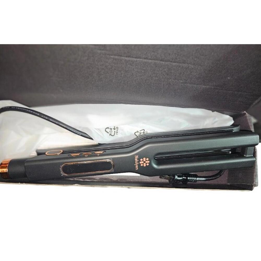 Nelulyen Double Straight Ceramic Dual Plate PTC Hair Straightener Flat Iron NEW